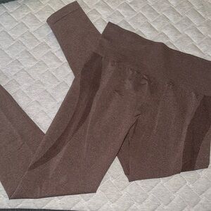 NVGTN Cocoa Speckled contour leggings